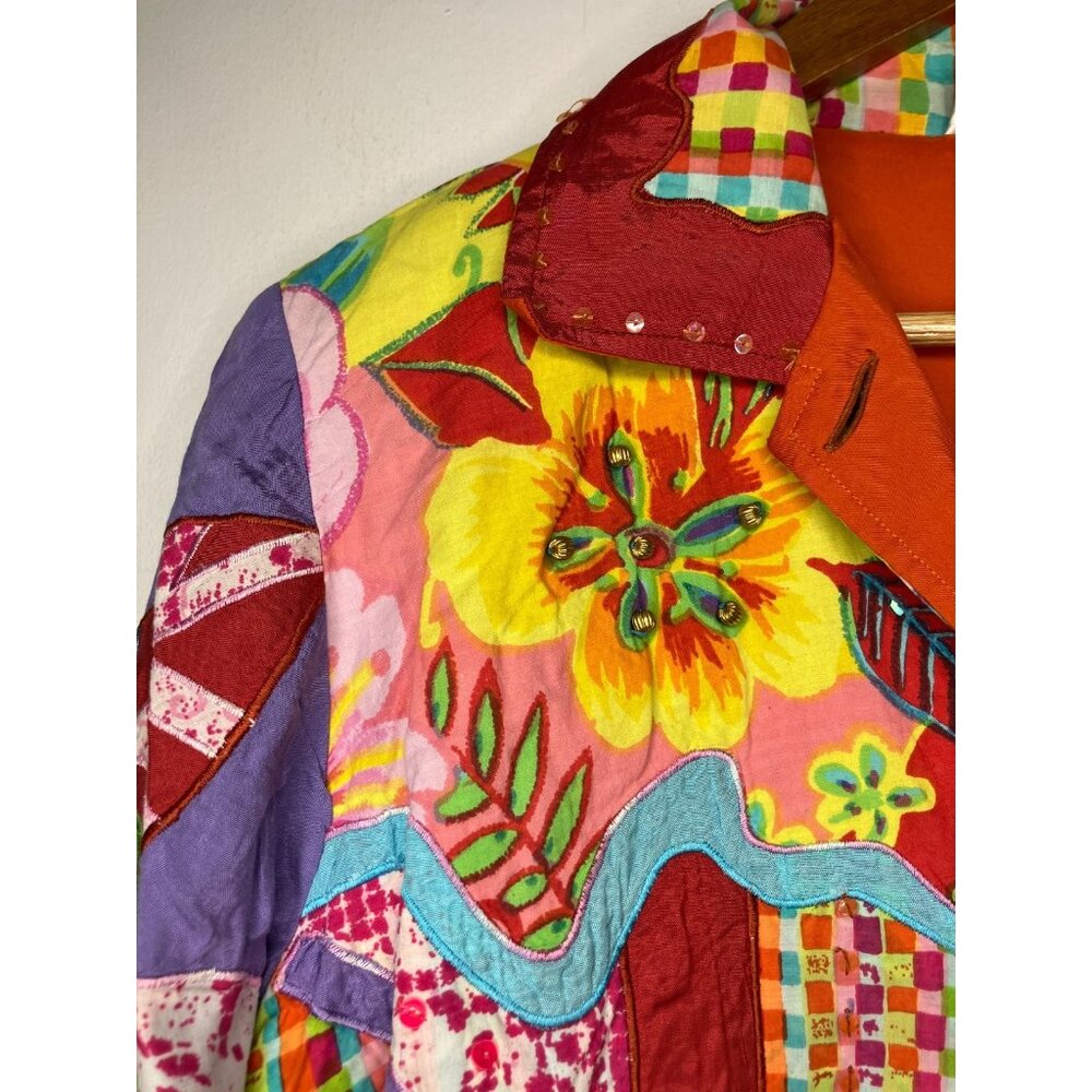 Madison Studio Women's Large Patchwork Applique L… - image 7